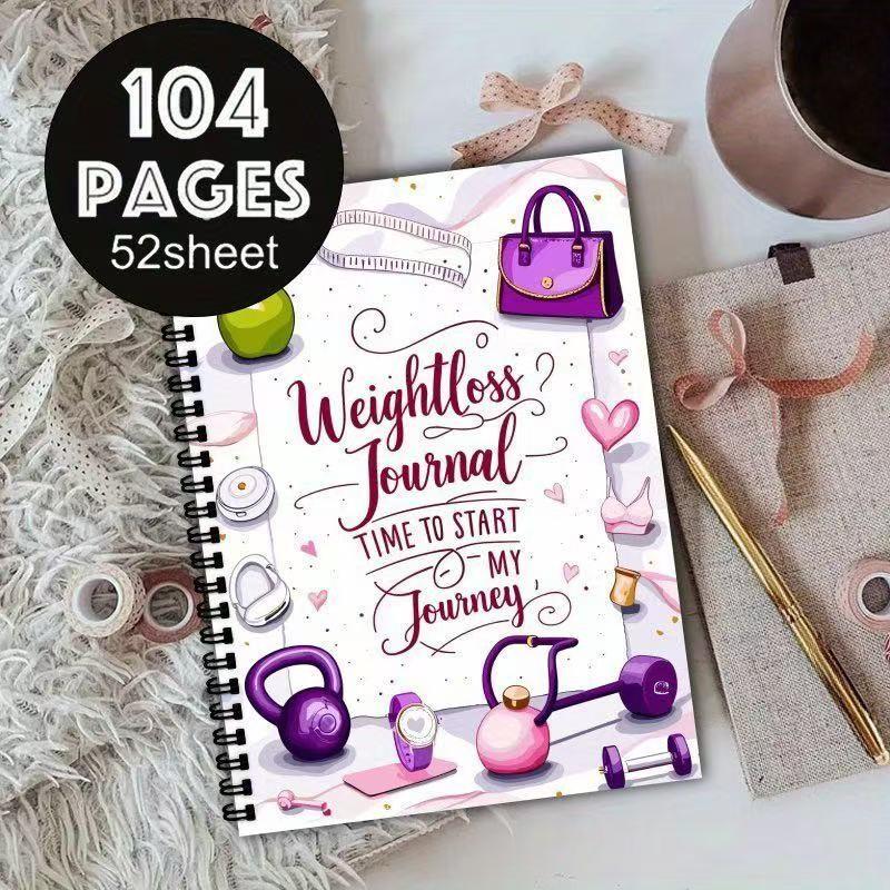 Bestselling Artistic Weight Loss Planner, Inspirational Fitness and Weight Management Journal, Ideal for Fitness Enthusiasts