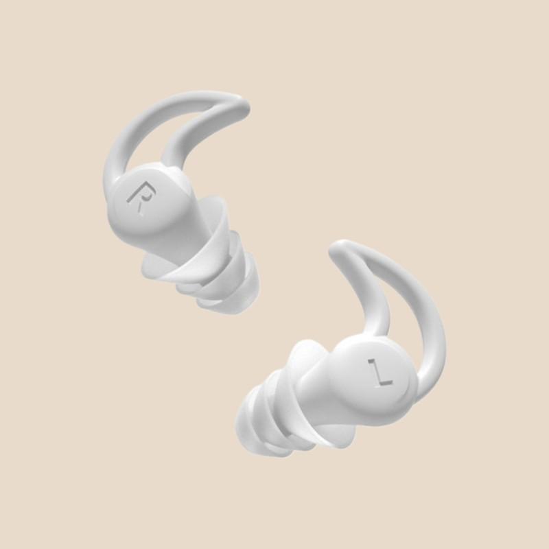 3-Layer Waterproof Reusable Silicone Ear Plugs, 2 Pairs for Swimming, Surfing, Snorkeling, Adults & Teens Aged 14+