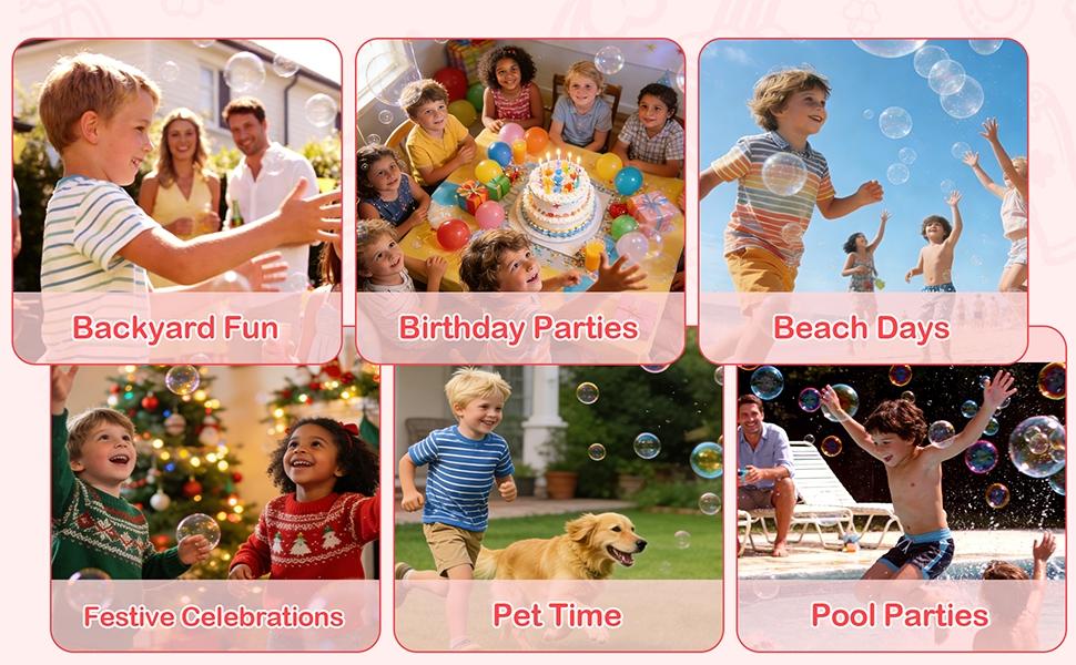 Automatic Windmill Bubble Machine, Music LED Romantic Color Lights, Adjustable Height, Includes 50ML Concentrated Bubble Liquid