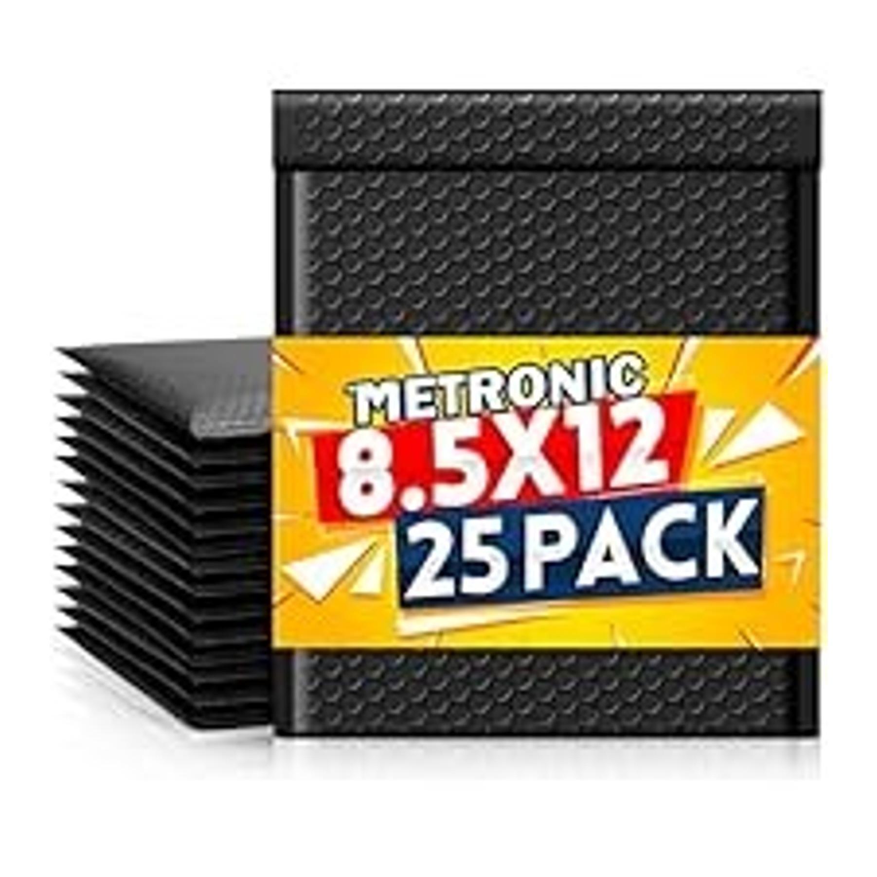 Bubble Mailers 8.5x12" 40 Pack Black Padded Envelopes Usable Size 8.5 x 11" Strong Adhesion Bubble Envelopes Medium Mailing Envelopes Bubble Padded for Small Business Shipping Books Clothes Bubble Mailers 8.5x12" 40 Pack Black Padded Envelopes Usable Size 8.5 x 11" Strong Adhesion Bubble Envelopes Medium Mailing Envelopes Bubble Padded for Small Business Shipping Books Clothes