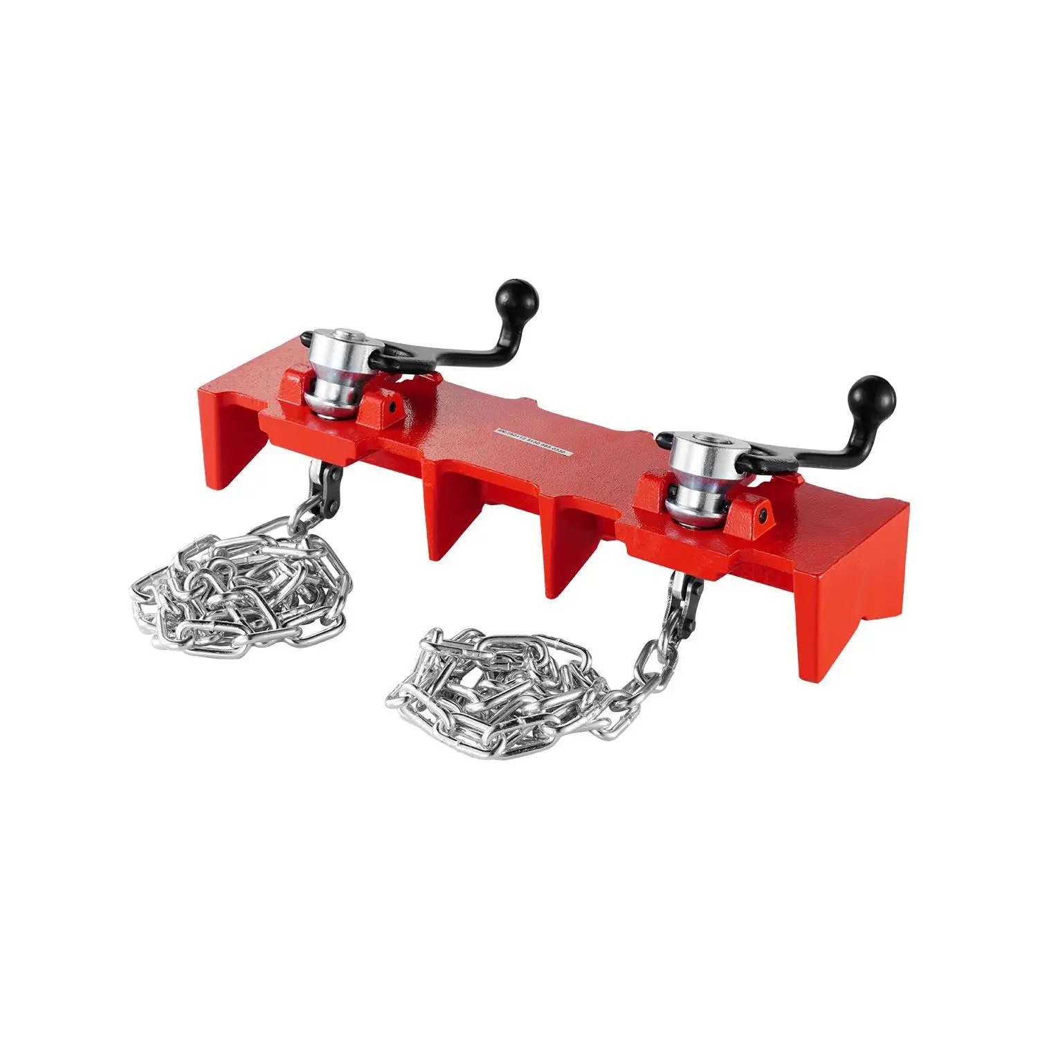 VEVOR Pipe Welding Vise, 1/2" to 8" Pipe Welding Clamp with Dual Chains Crank Handles, Heavy-Duty Cast Iron Welding Vise for a Variety of Pipes