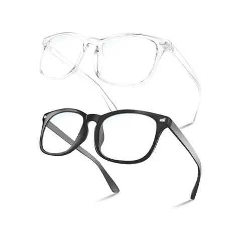 2025 Anti Blue Light Gaming Glasses - Lightweight Frame Glasses, Fashion Accessory Eyewear for Friends - Stylish Eyeglass for Daily Use