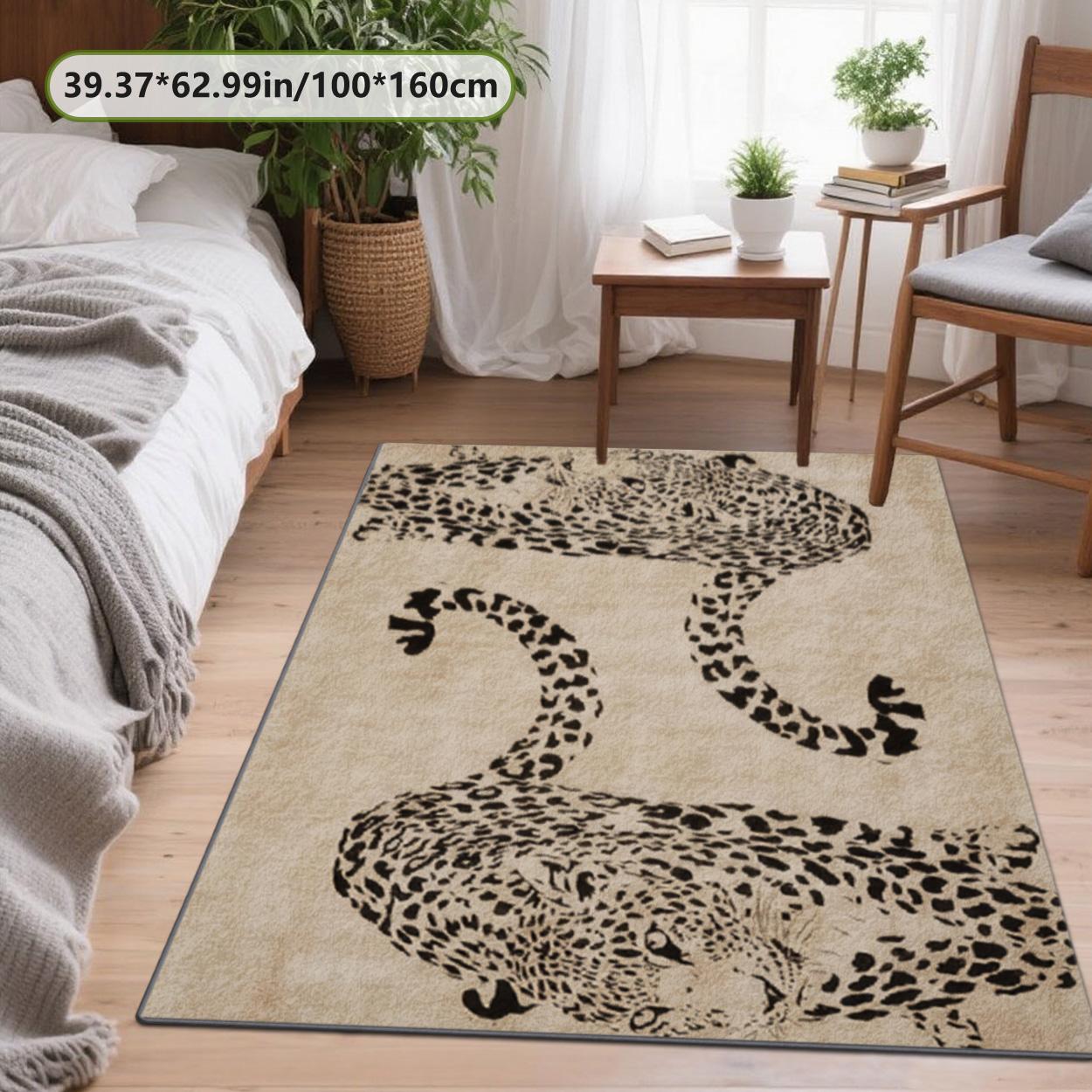 Velvet soft and comfortable patterned printed carpet, suitable for multiple scenarios, available in various sizes, soft and non-shedding.
