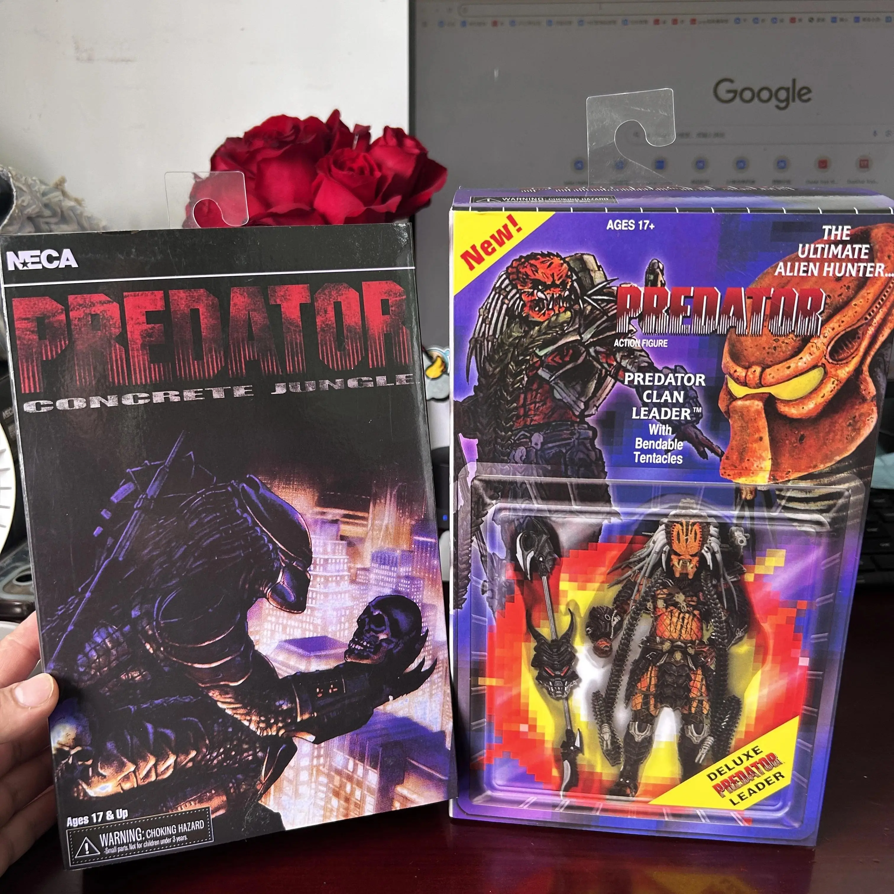2026 hot itemNECA Predator Clan Leader Concrete Jungle Deluxe Predator Warrior Action Figure Chief Alien Model Toy Desk Decor Gift For Friend Popular toys