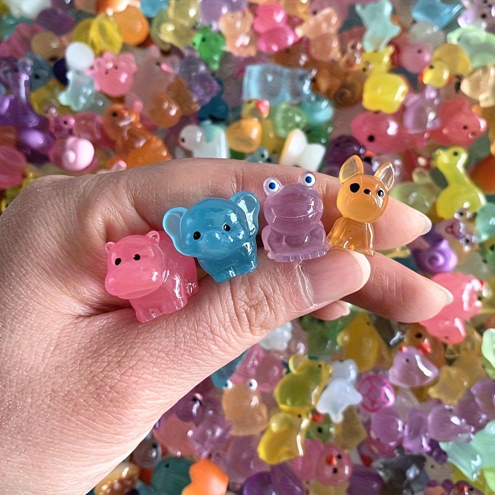 Mini Glow-In-The-Dark Animal Mushroom Resin Models Figurines, Surprise Mystery Pack, Home Decor, Fairy Garden, Birthday Party Gift, DIY Crafts