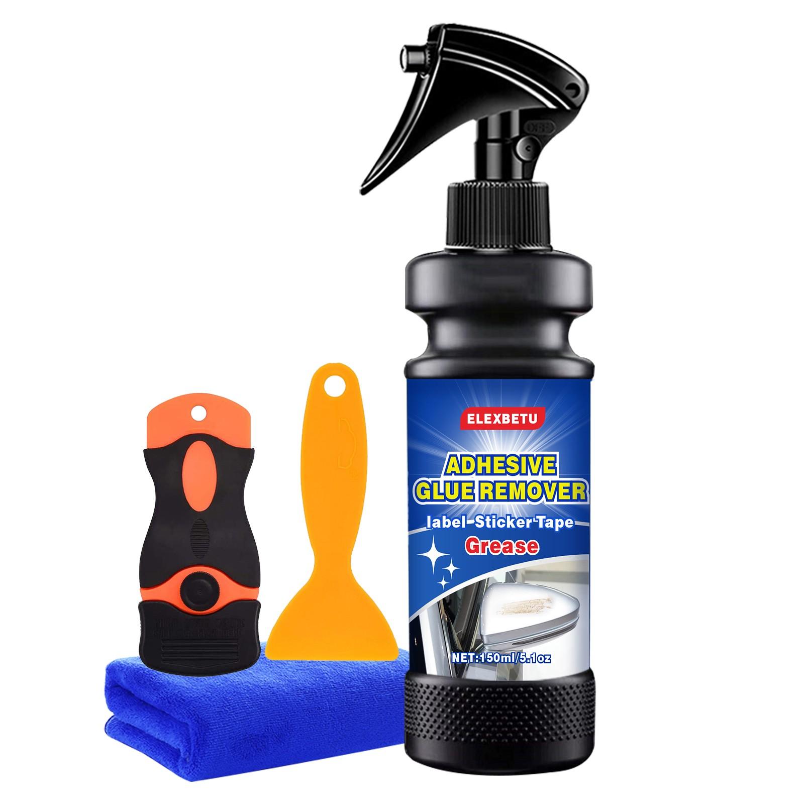 Jstree Car Adhesive Remover, Strong Adhesive Remover for Tape & Double-Sided Tape, Residue Cleaner, Home Glass Adhesive Removal, 150ML