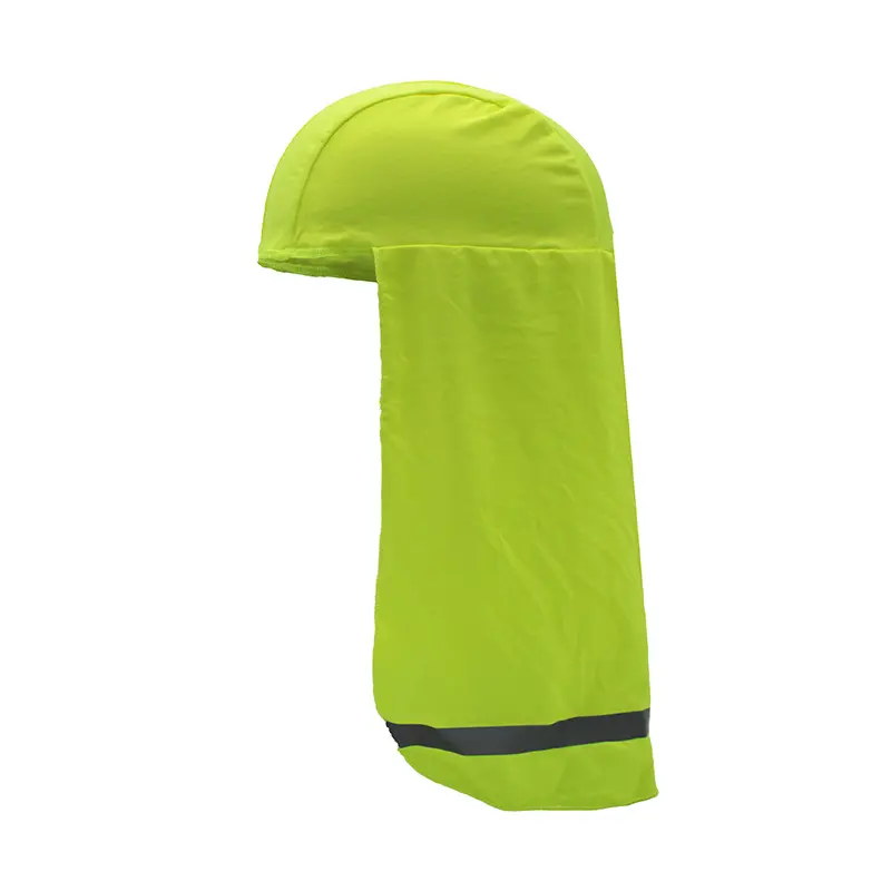 Fluorescent yellow with reflective strips