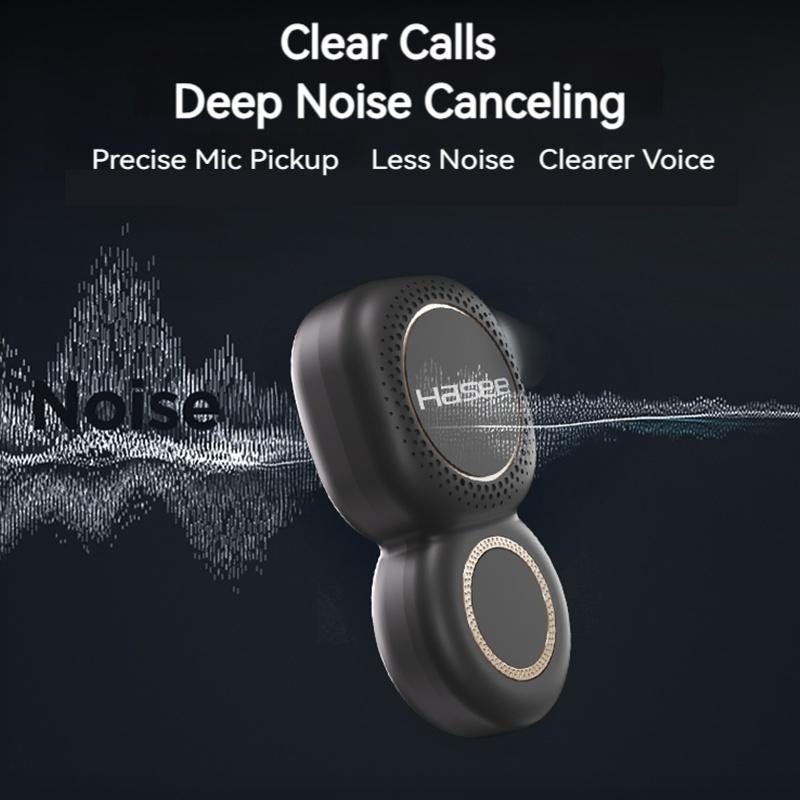 Open-Ear Neckband Headphones, Wireless Air Conduction Headphones, Hi-Fi Sound, LED Battery Display, Clear Call Noise Reduction Mic, Lightweight Secure Fit, Bluetooth 5.4, Sweatproof Sports Headphones for Running & Workout – New Year Gifts for Men & Women