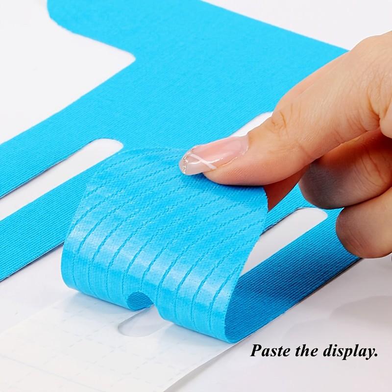 10 Piece Elastic Sports Muscle Tape, Multi-Color Knee Biomechanical Tape, Pre-Cut Small Sport Tape for Running Cycling Hiking