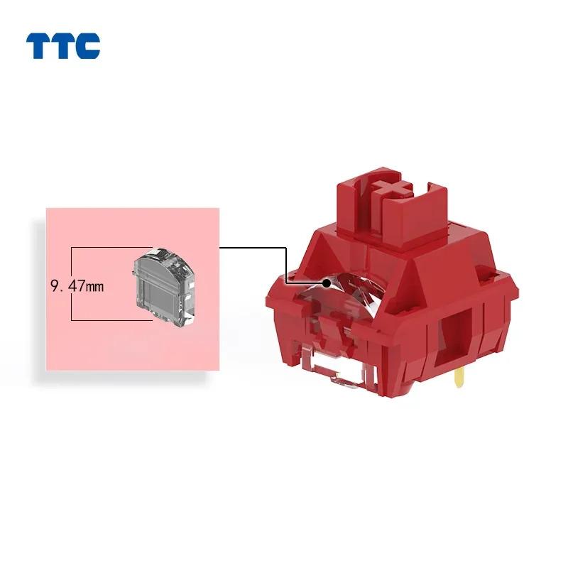 Flame Red Switch 45g Linear Pre-Lubed 5 Pins HotSwap Switches For Mx Gaming Mechanical Keyboard