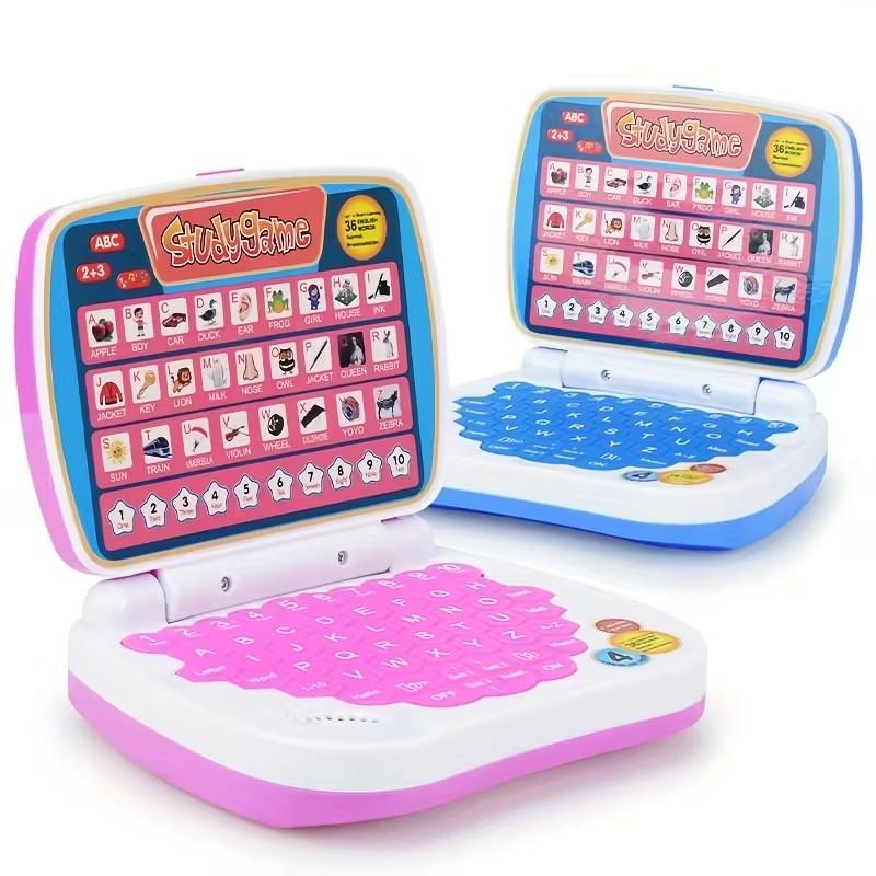 Electronic Digital Learning Toy, Word Learning Machine, Mini Study Computer, Portable, English Language, Letters Numbers Music, Suitable for Kids 3+, Christmas Gift, Phonics Learning Pad