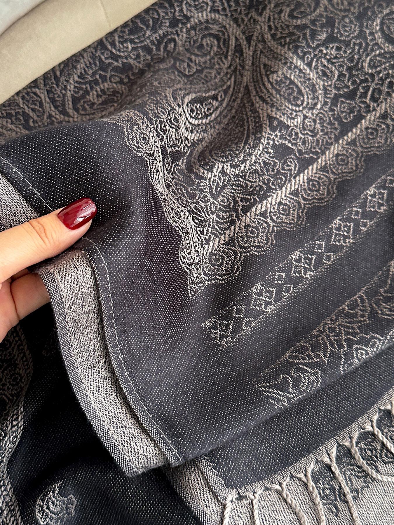 Women's Boho Style Paisley Print Long Scarf, Casual Trendy Tassel Design Shawl for Daily Wear, Fashion Accessories for Women & Girls