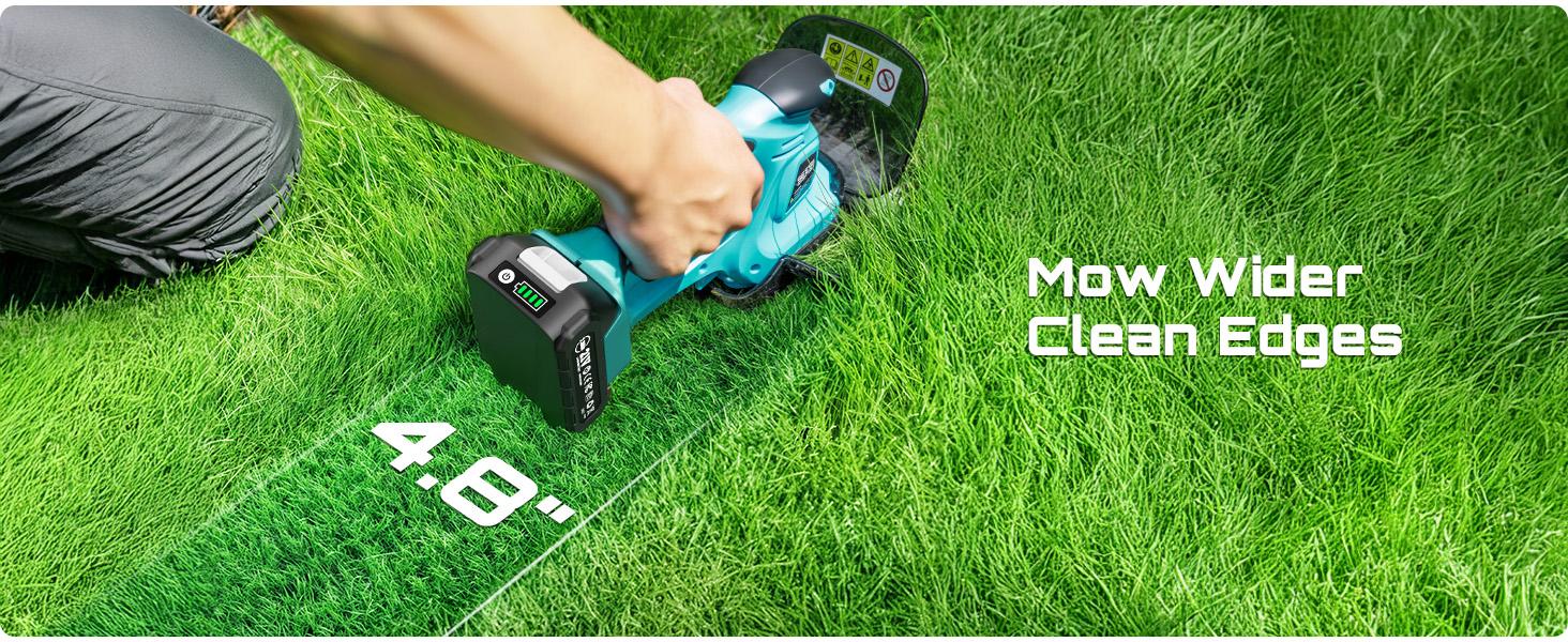 2-in-1 Brushless Hedge Trimmers, SEESII Cordless Grass Shears with Dual 2.0 Ah Batteries, 6" Electric Bush Shrub Trimmer with Dual Action Blade, Handheld Grass Cutter for Yard Garden, Lawn Pruning HT100 #TikTokShopBlackFriday 2-in-1 Brushless Hedge Trimmers, SEESII Cordless Grass Shears with Dual 2.0 Ah Batteries, 6" Electric Bush Shrub Trimmer with Dual Action Blade, Handheld Grass Cutter for Yard Garden, Lawn Pruning HT100 #TikTokShopBlackFriday