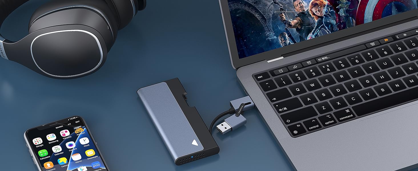 BENFEI M.2 NVME SATA SSD Enclosure, 10 Gbps USB C/A  Key Solid State Drive Enclosure Support UASP Trim for NVME/SATA SSDs 2230/2242/2260/2280