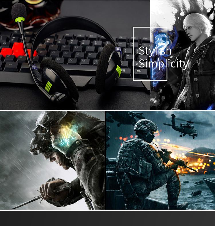 New Trend USB Computer Headset for Students & Business Professionals, Wired Over-Ear Noise-Isolating Earphones with Line Control, Noise Isolating Headphones