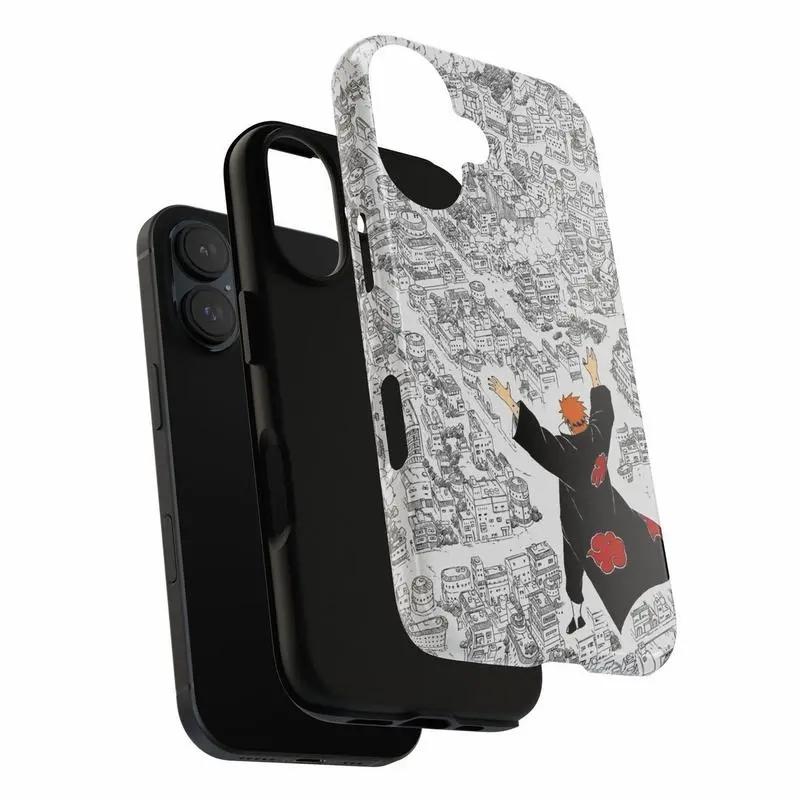 Pain Akatsuki Shinra Tensei Inspired Naruto Shippuuden Legendary Arc Anime Phone Case, Phone Accessories for iPhone 17-11 Pro Max/Plus, Samsung Galaxy S23-25 Mobile Accessories