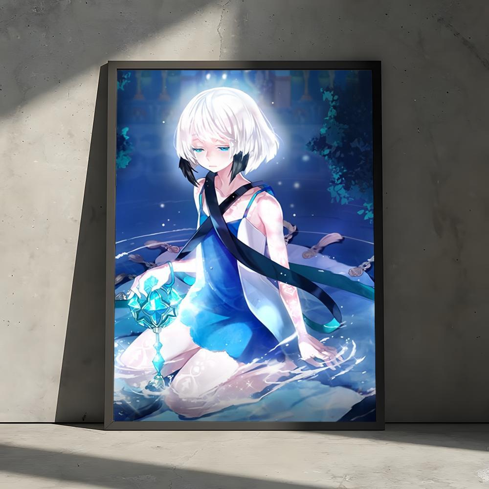 Classic M-Mabinogi Painting Calligraphy Gallery-Quality Canvas Wall Art Poster | Waterproof & Fade-Resistant | Minimalist Unframed Design | Living Room, Bedroom & Office Decor | Multiple Sizes | Holiday gifts