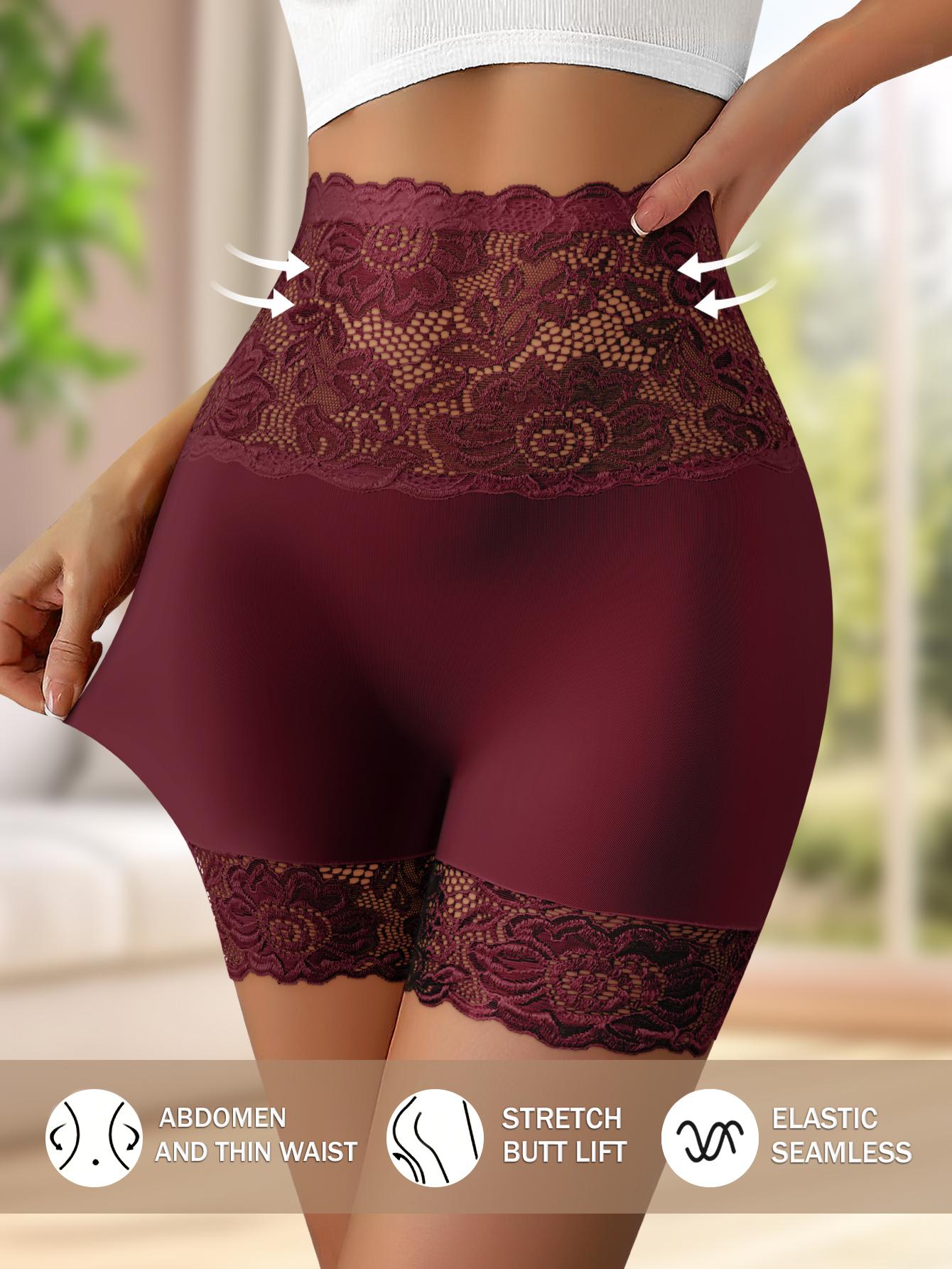 QUASTI 3/4/5/6 Pack Women's High-Waist Shapewear Shorts – Elegant Lace Design, Premium 86% Polyester Fabric for Silky Comfort, Seamless Tummy Control Shorts for Confident Everyday Wear, S-XXL QUASTI 3/4/5/6 Pack Women's High-Waist Shapewear Shorts – Elegant Lace Design, Premium 86% Polyester Fabric for Silky Comfort, Seamless Tummy Control Shorts for Confident Everyday Wear, S-XXL