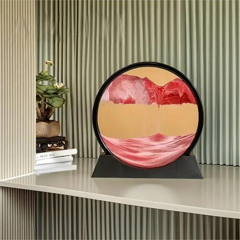 Creative Sand Art Decorative Hourglass, Office Living Room Desktop Bedroom Desk Decoration, Unique Home Ornament, Stylish Tabletop Accent