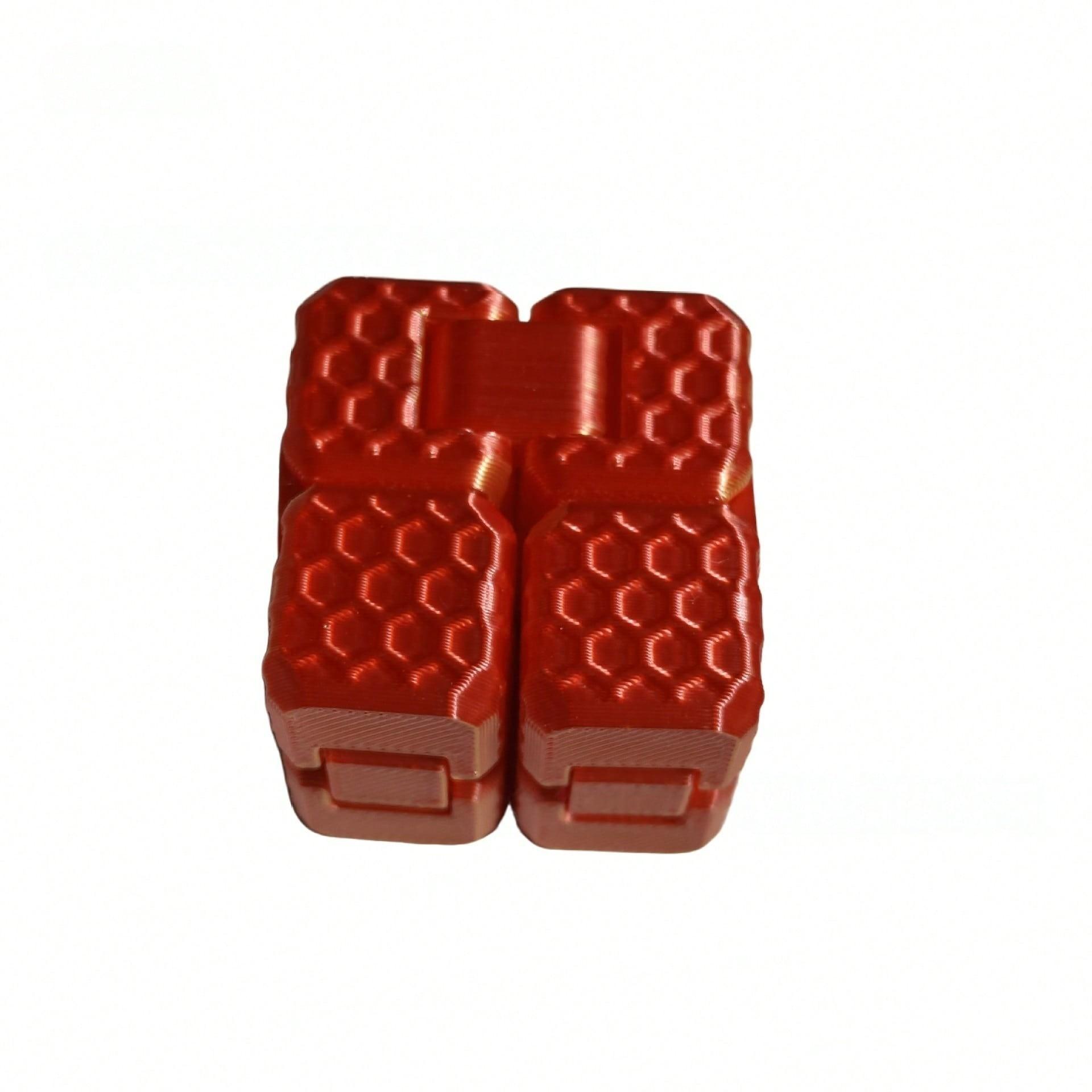 Gradual Color 3D Printed Square Infinite Magic Cube Stress Relief Toy, Creative Educational Gift for Students Adults, Random Color