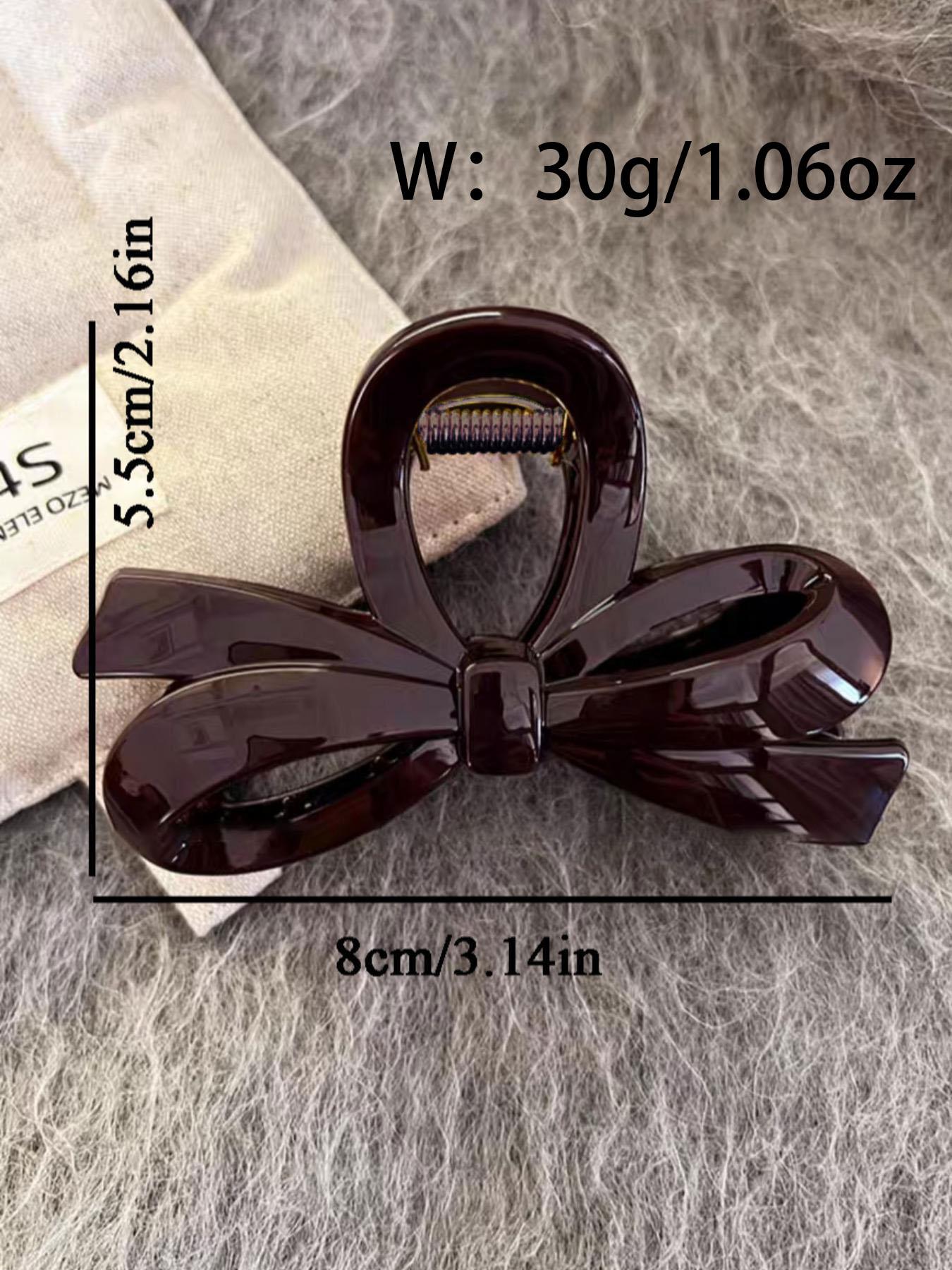Minimalist Elegant Bow Design Hair Claw, Cute Trendy Hair Claw, Fashionable Hair Accessories for Women & Girls, Hair Clip