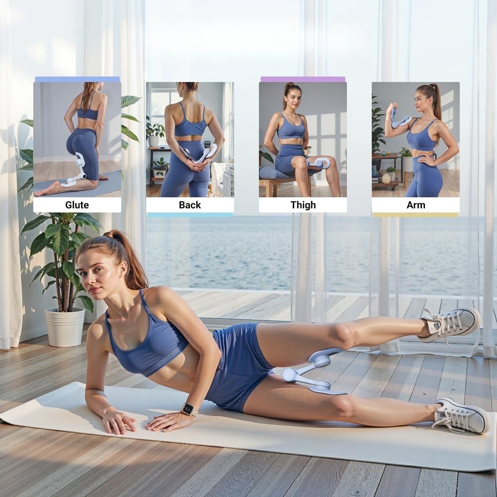 Kegel Exerciser for Women - Postpartum Pelvic Floor Muscle Trainer & Inner Thigh Exerciser. Home Leg Slimming Workout Equipment & Body Sculpting Artifact