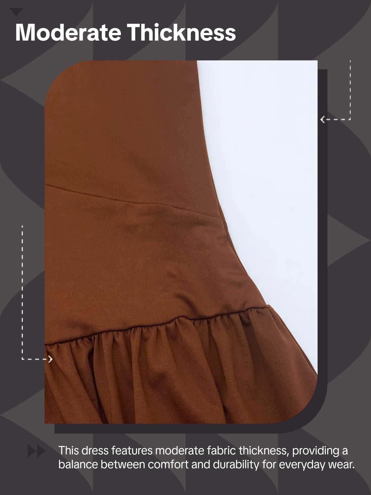 Women's Solid Color Slim Fit Ruched Woven Dress, Elegant Chic Sleeveless Long Dress for Party Holiday Wedding Guest, Ladies Clothes for Summer, Womenswear