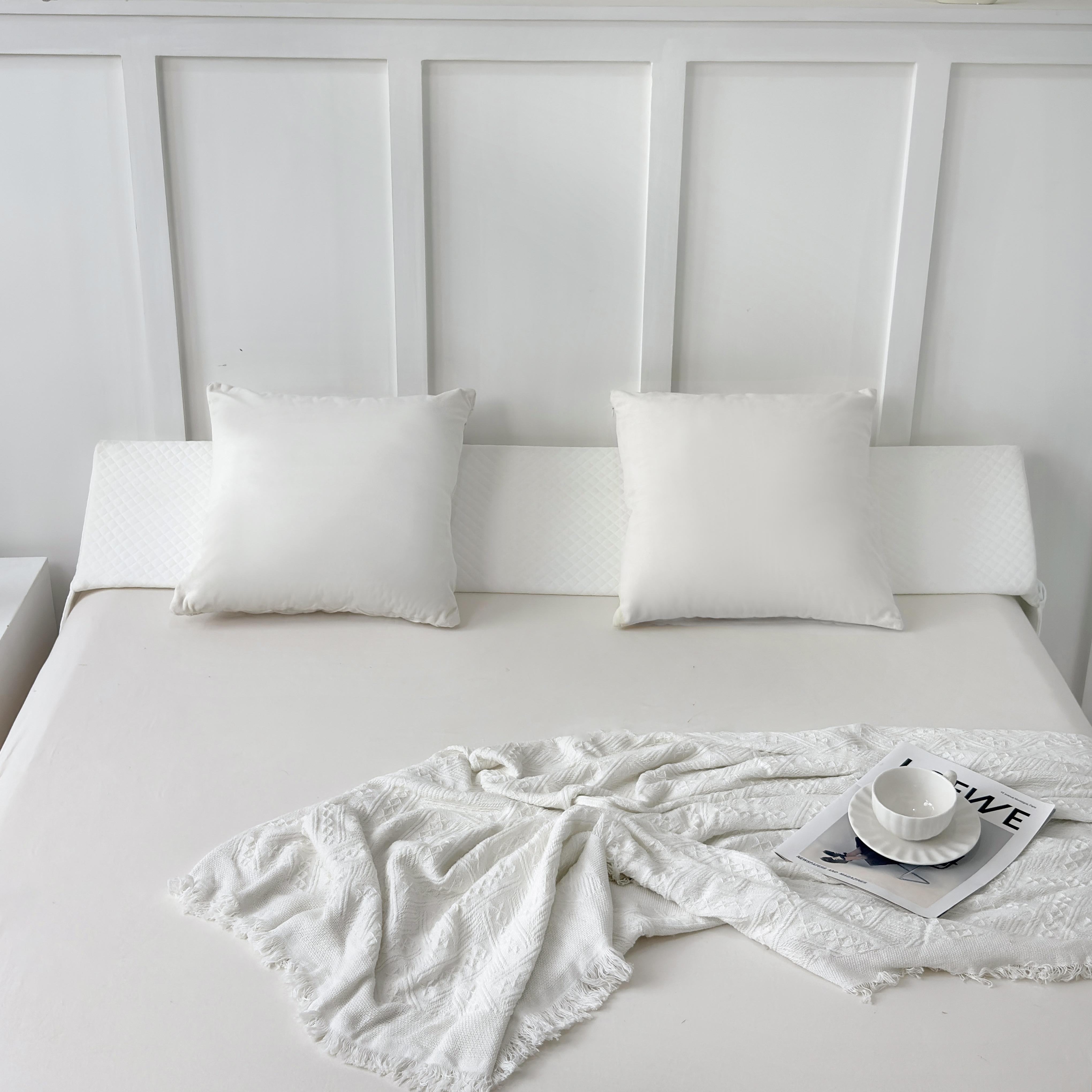 [Weekly Deals] Sleep Support Pillow, Wedge-Shaped Pillow, Bed Headboard Gap Filler and Back Support for Sleeping, Fills the Gap between Headboard and Mattress or Wall from 0-7 Inches, All-Season Comfort Design for Bedroom mellow cloud Supportive Durable