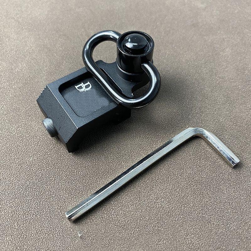 New High-quality DD Metal Quick Release Sling Buckle, Multi-function Single & Double Point Sling Strap Buckle for Outdoor Sports, Cameras, Bags, Molle Bag, Tactical Backpack Strap Loops