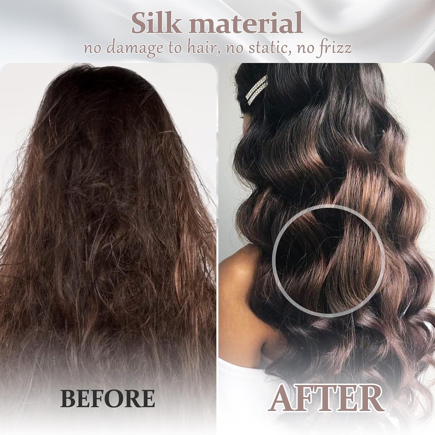 2 Pack Silk Pillowcases - 100% Mulberry Silk for Hair and Skin Protection, Double-Sided Use, Hypoallergenic & Ultra-Soft  silk bed sheets