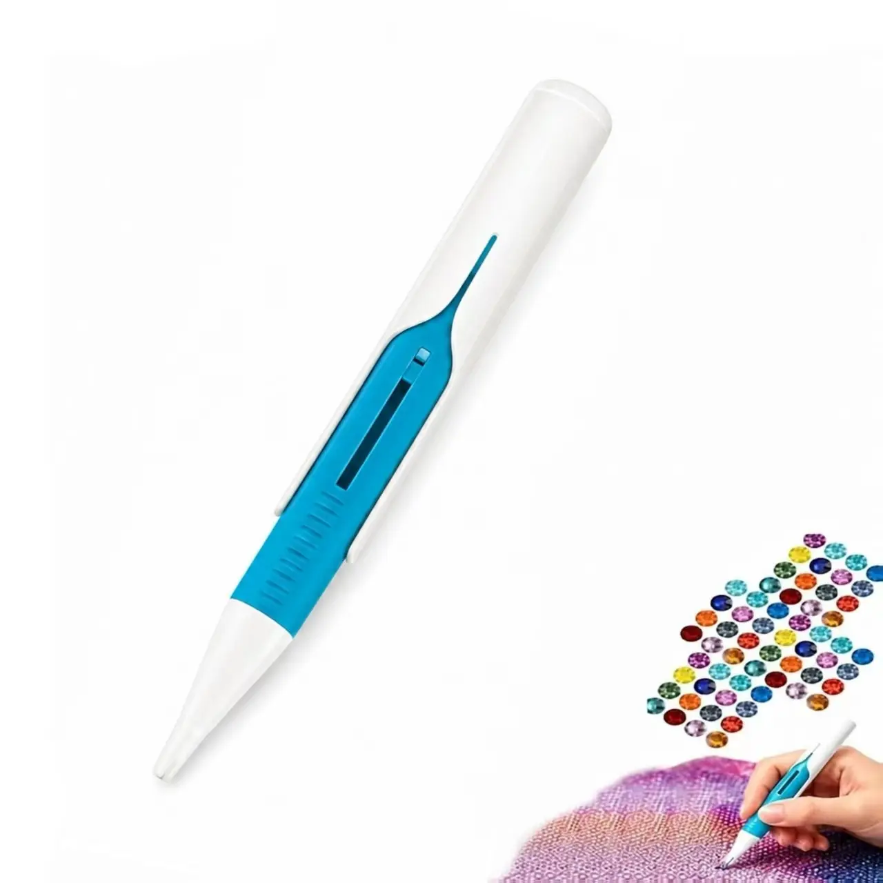 Automatic Diamond Painting Bead Dispenser, No Wax Needed Art Pen | Diamond Art Accessory,  Diamonds Art Pen, Easy Dispensing, Craft Tool, Diamond Painting Supply