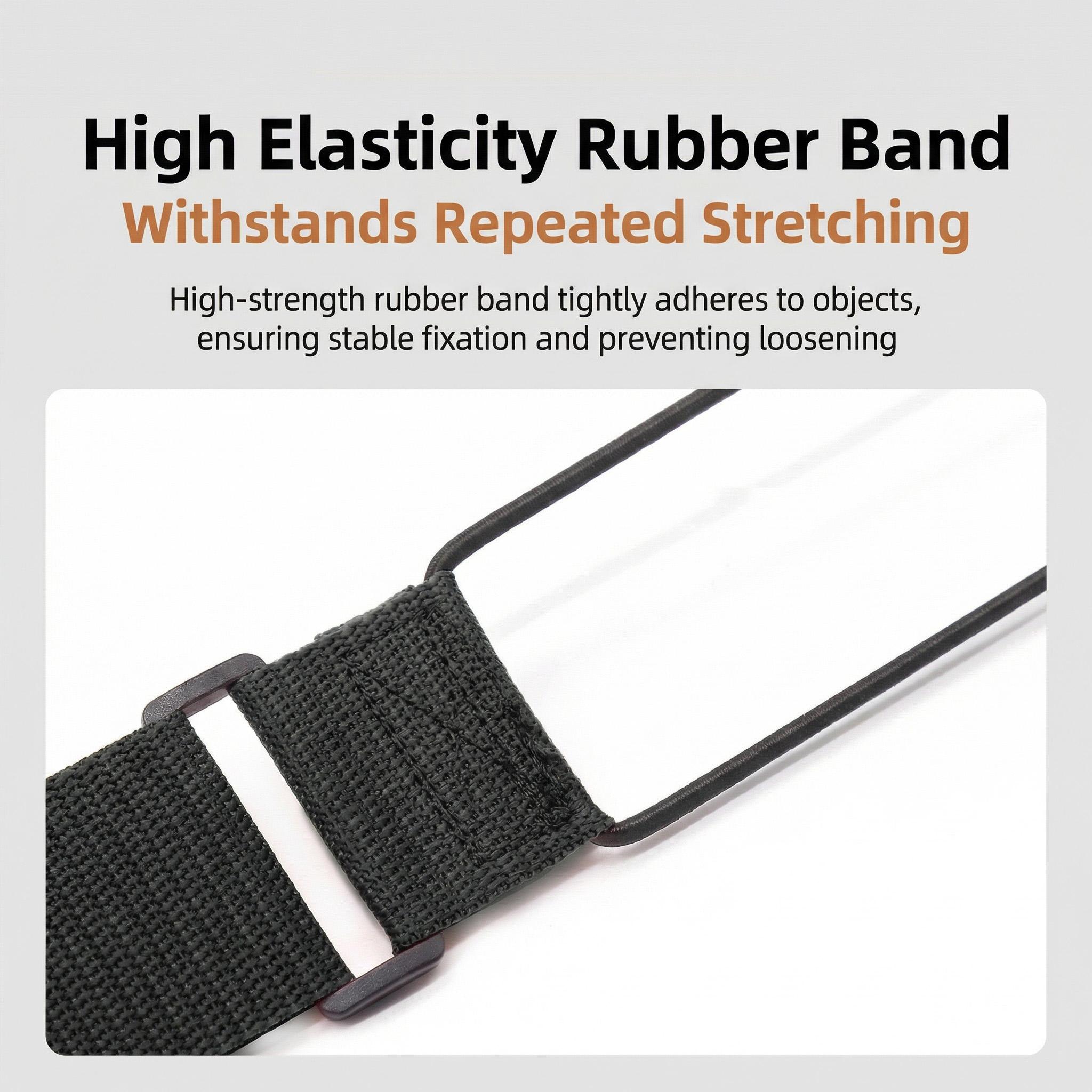 4-Piece Set Adjustable Luggage Connector Straps, Rainbow Travel Bands, Secure Storage Anti-Theft Straps, Multi-Functional Strong Straps