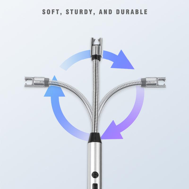 Ignite the Candle Electric Tool,  Mothers Day Gifts for Mom from Daughter Son, Birthday Gifts for Mom Women Men Wife Sister Self Igniter Torch Portable Rechargeable  Pink Orange Gradient Kitchen Utensils Aluminum Cooking Utility bushcraft  tools