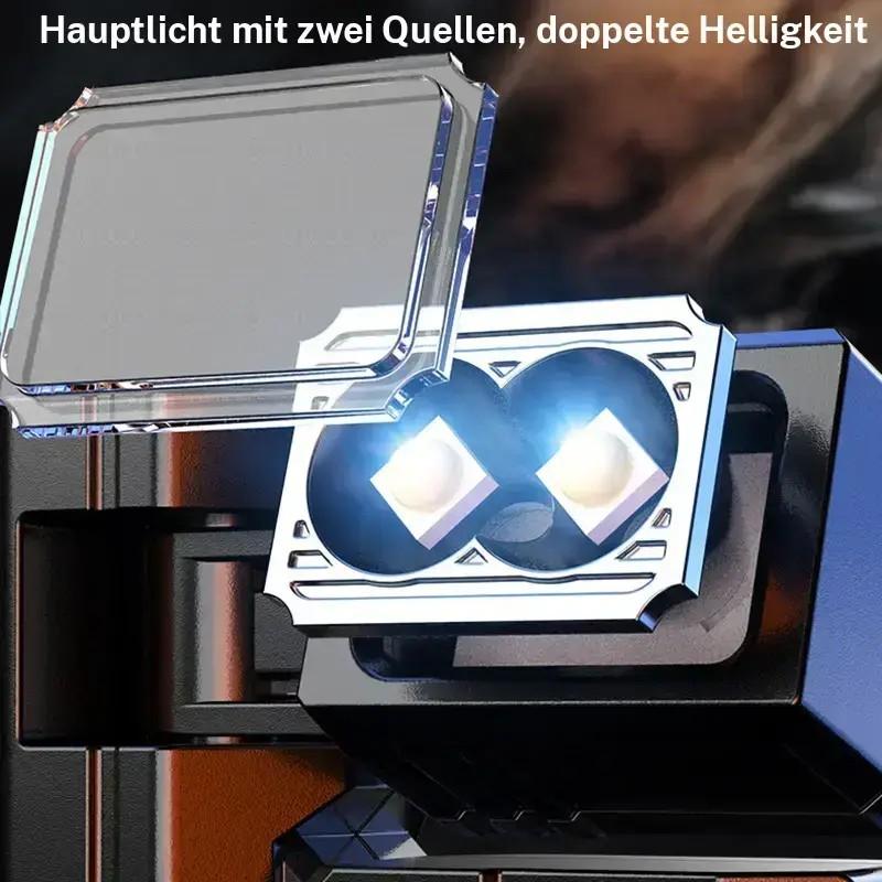 1pc Edc Flashlight, Small Strong Keychain Light, USB-C Rechargeable, Rotatable Head Clip, 7 Modes, Ipx5 Waterproof, Hiking Running Outdoor Emergency Use