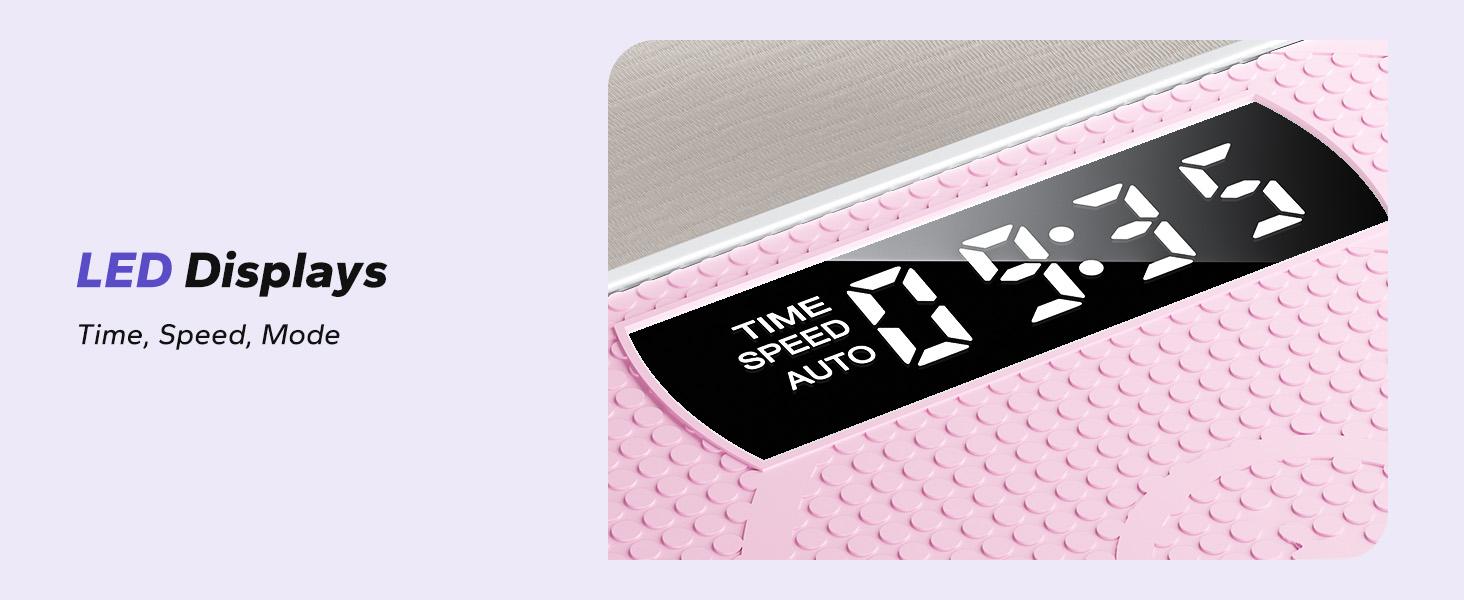 MERACH Vibration Plate Exercise Machine, Lymphatic Drainage Machine, Whole Body Workout Vibration Platform for Wellness and Fitness