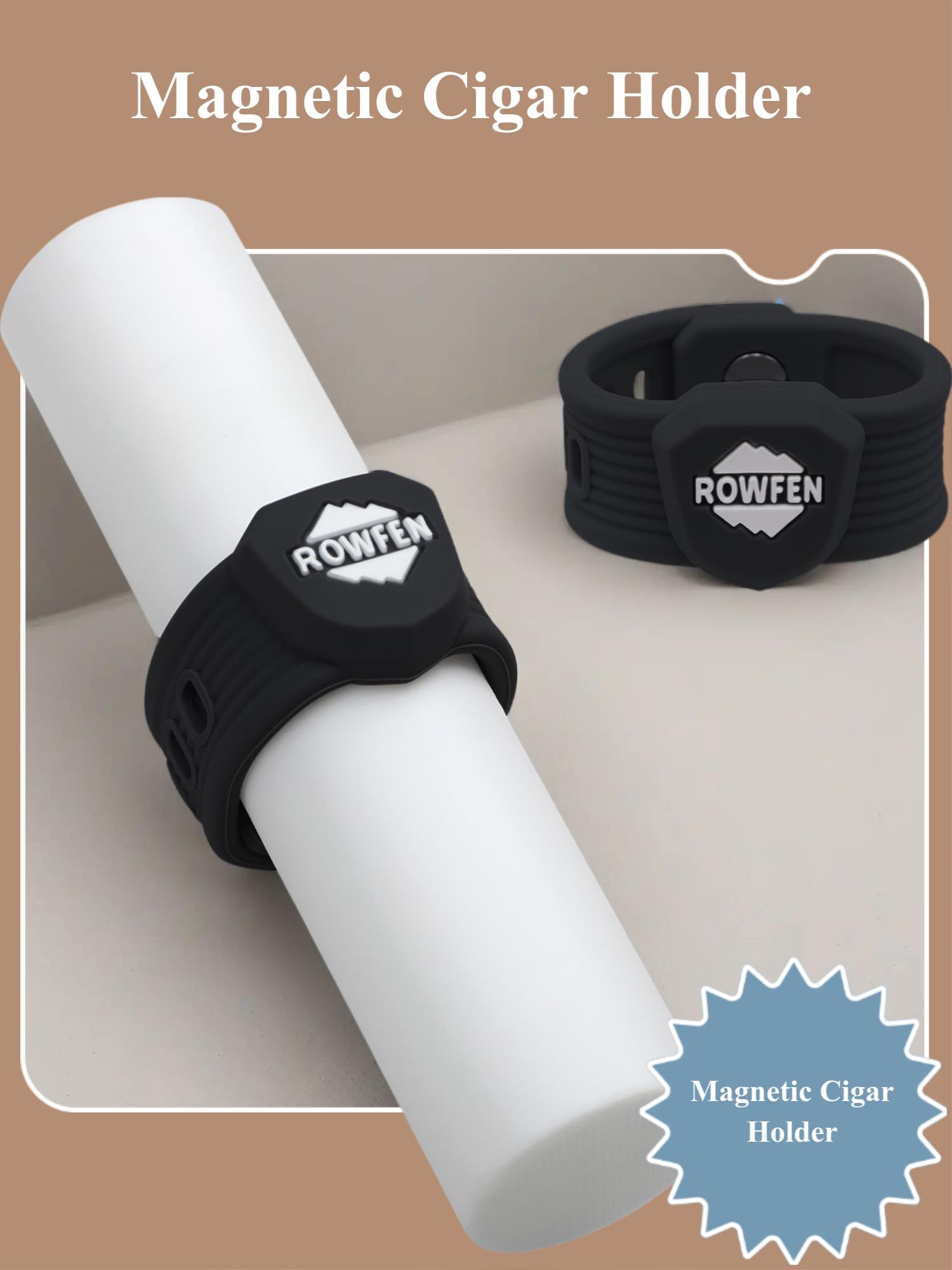 Golf Cigar Holder, Magnetic & Adjustable Design Cigar Holder, Portable Lightweight Cigar Holder for Golf, Barbecue, Fishing, Travel & Outdoor Adventure