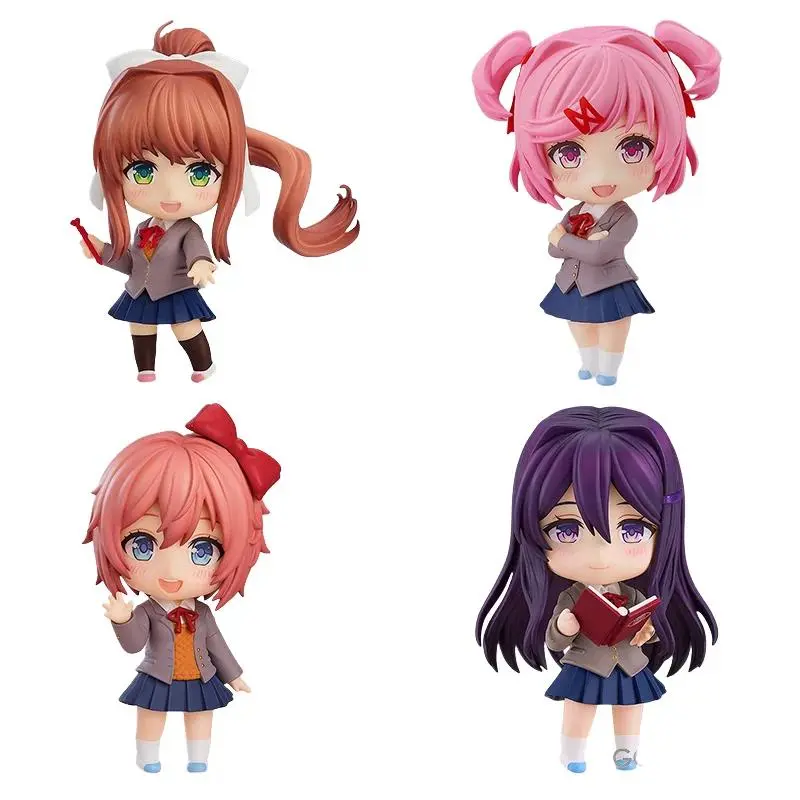 Doki Doki Literature Club! Nendoroid  Monika Natsuki Sayori Yuri Anime Action Figure toys Gifts adult for Children Christmas
