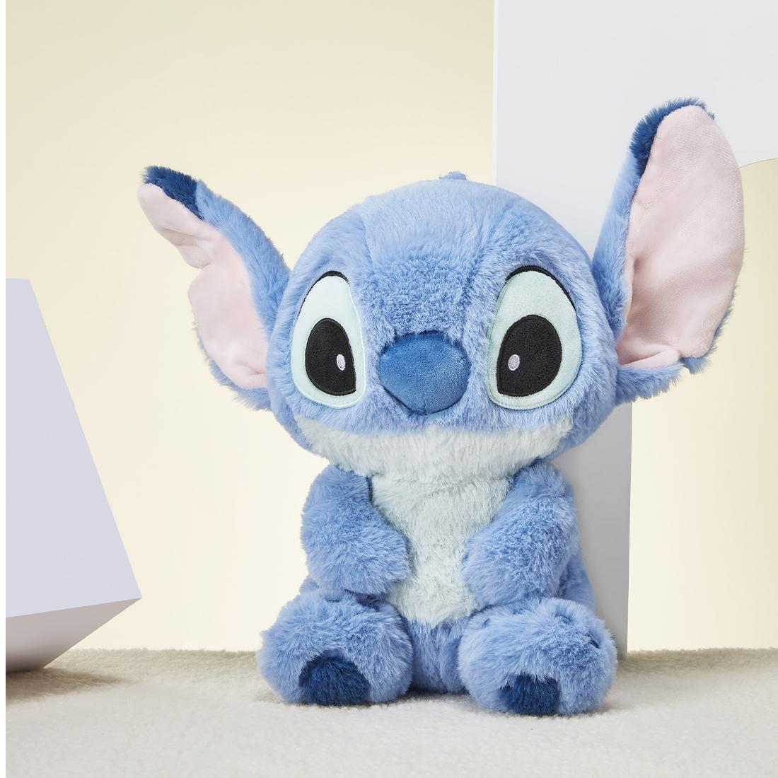 Disney Basic Type Sitting Pose Stitch Doll Medium Size  Comfortable In Hand 100% Authentic Plushy Cute Doll Lovely Doll Blue Doll
