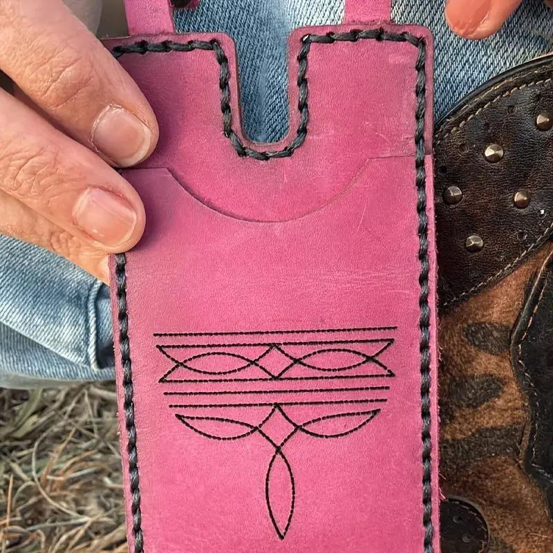 Western Boot Wallet with Snap Strap, Medieval Retro Coin Purse, Card Holder, Vintage Style, Secure Closure, Ideal for Daily Use