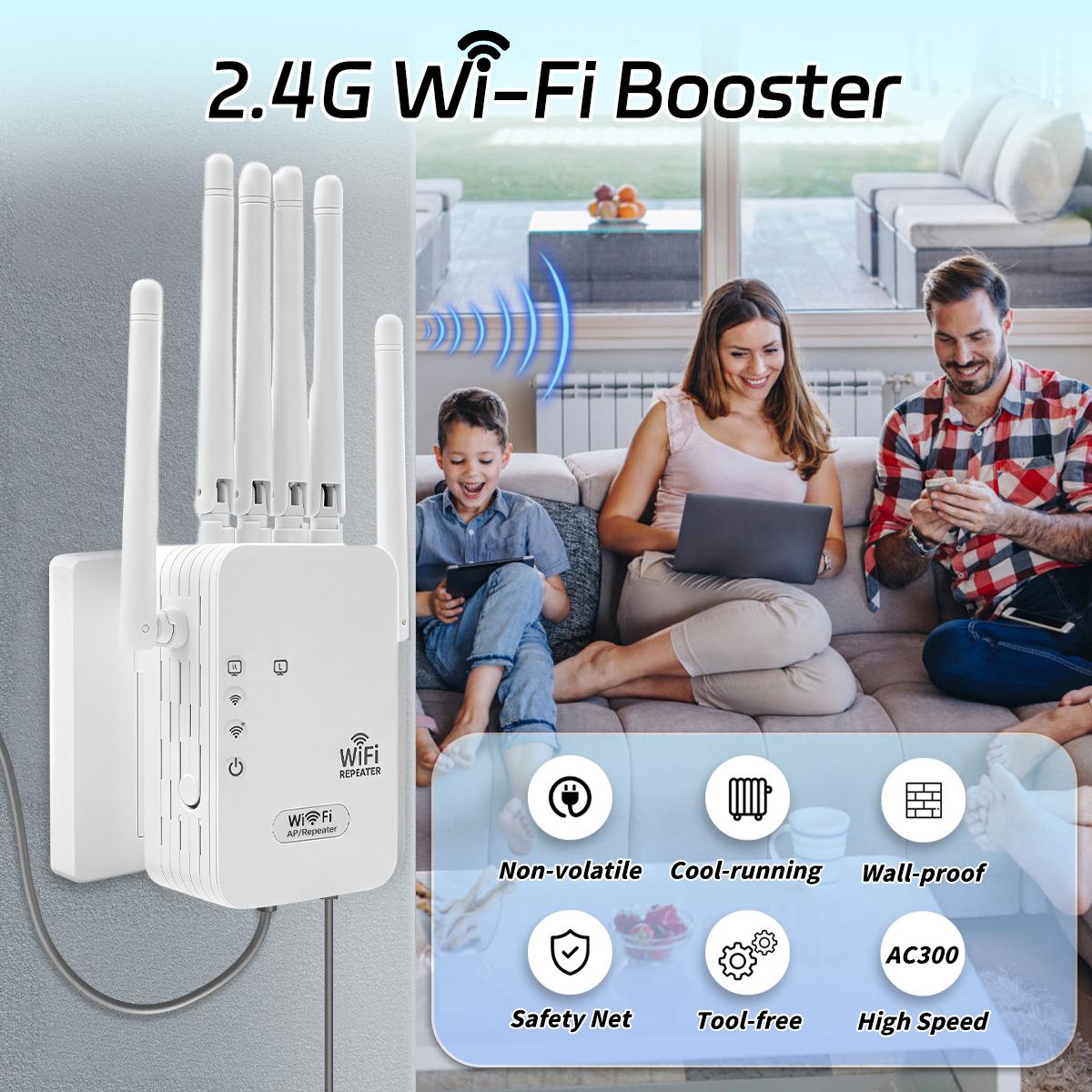 2026 WiFi Extender 2.4GHz Signal Booster, Covers 5000 sq ft Supports 50 Devices, WiFi Repeater with Ethernet Port for Home Internet Amplifier，Easy Setup, WiFi Booster And Signal Amplifier, WiFi Range Extender, Wireless Signal Repeater