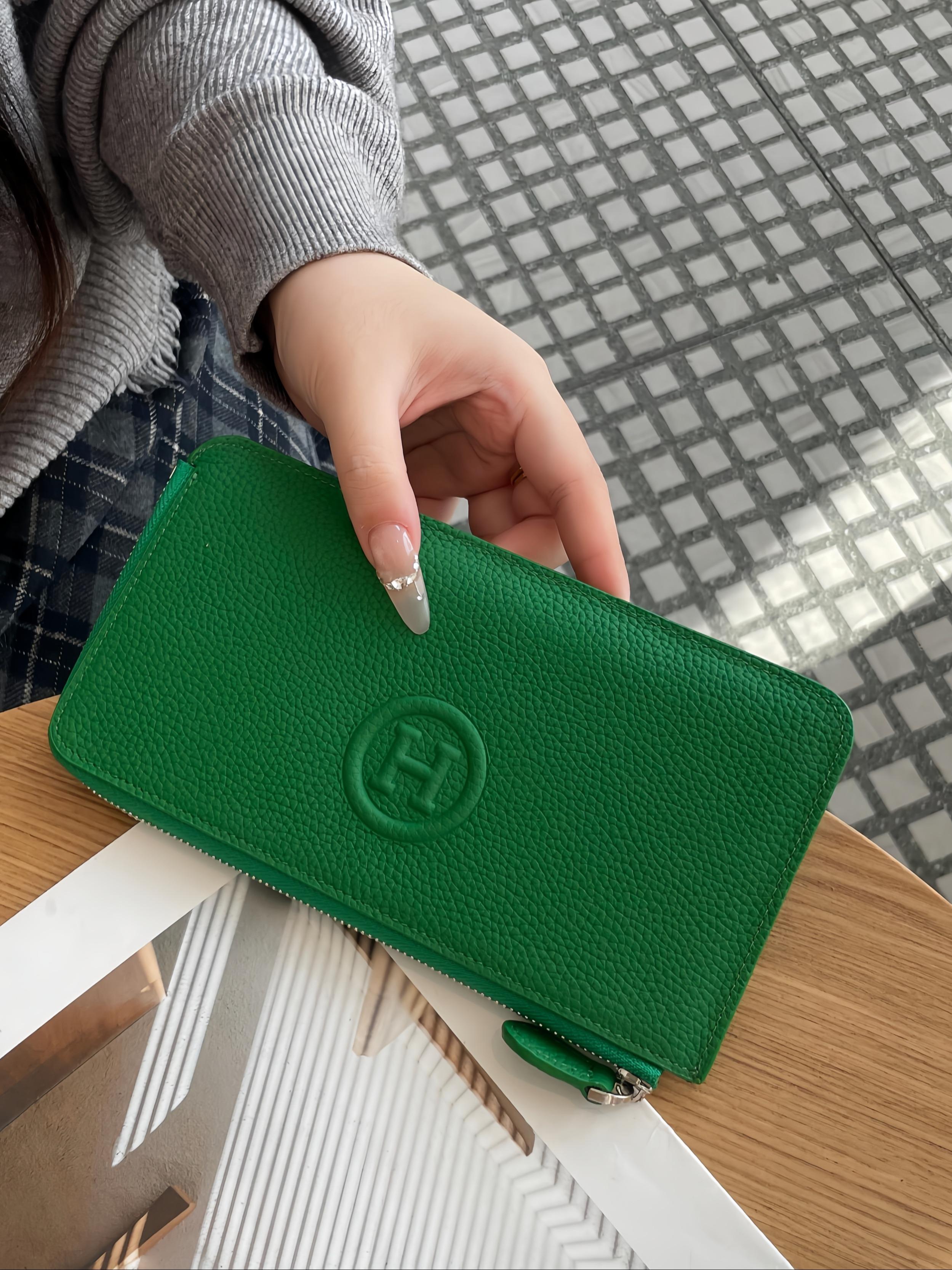 Fashionable Letter Embossed Zip Wallet, 6 Color Options, Multi-Functional Card Holder, Ladies' Long Wallet, High-Quality Women's Coin Purse