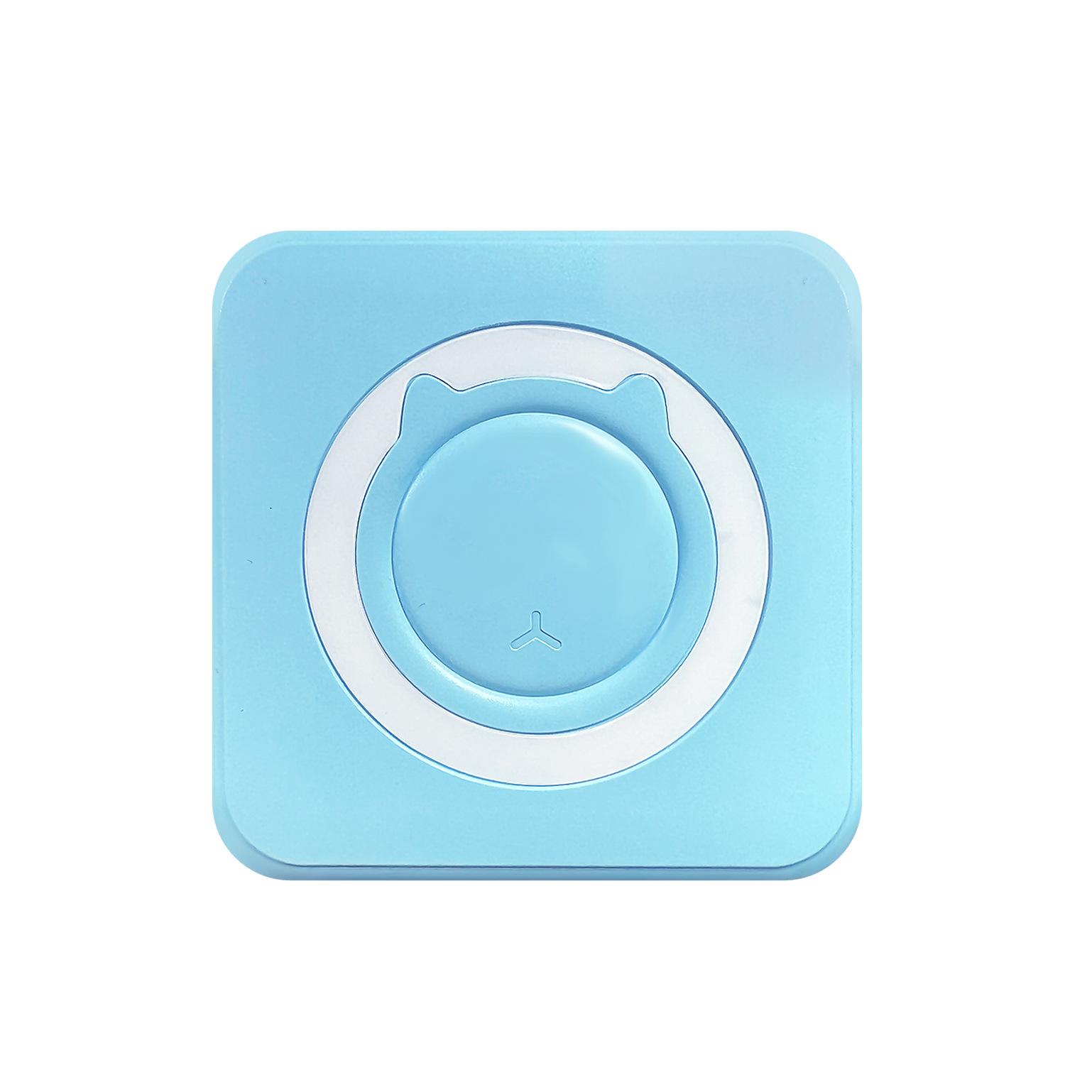 Macaron-colored portable mini student pocket printer for correcting mistakes, Bluetooth inkless thermal document label printer