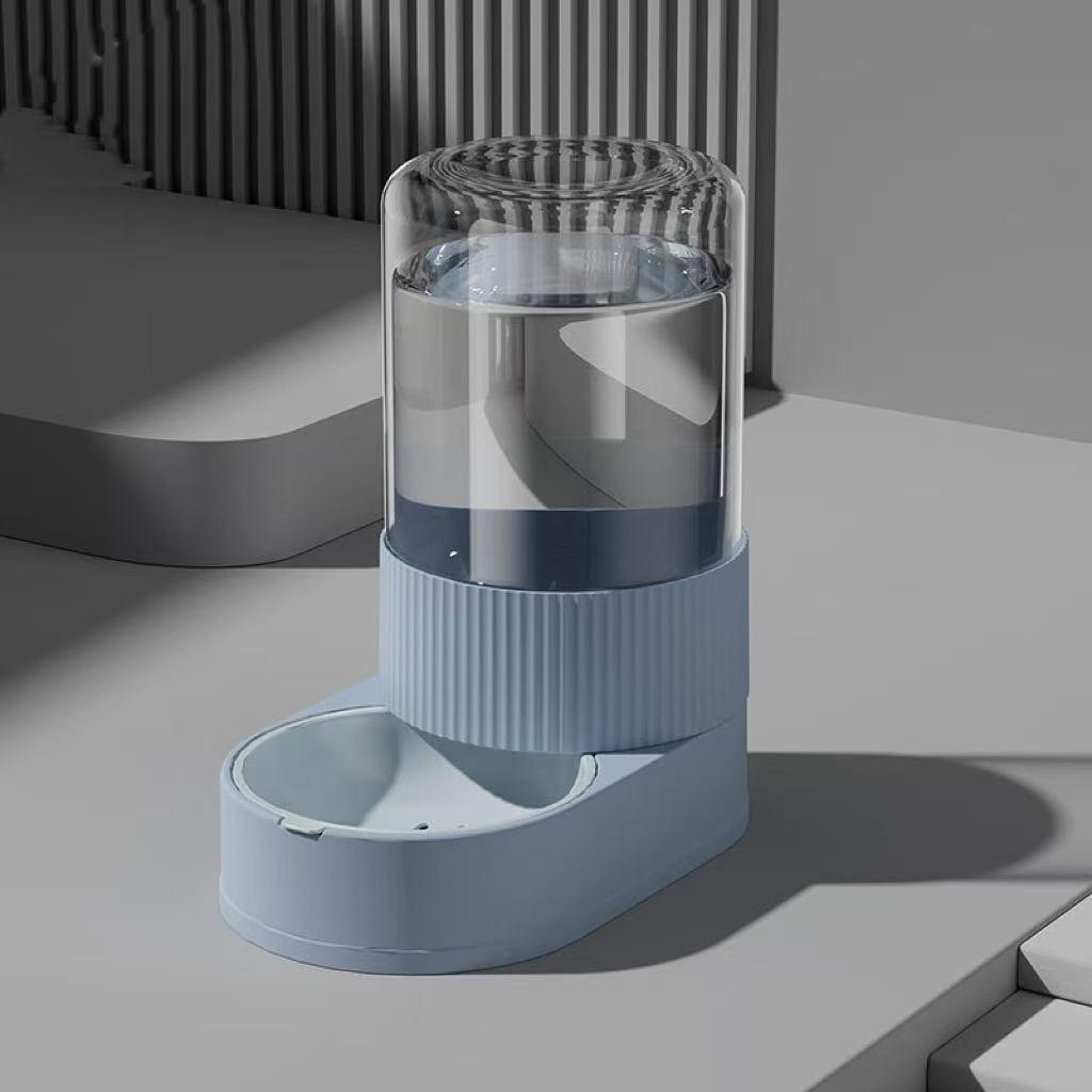 New Automatic Cat and Dog Feeder & Water Dispenser Combo Dog Bowl and Cat Bowl Two-in-One Water Dispenser Stainless Steel Bowl