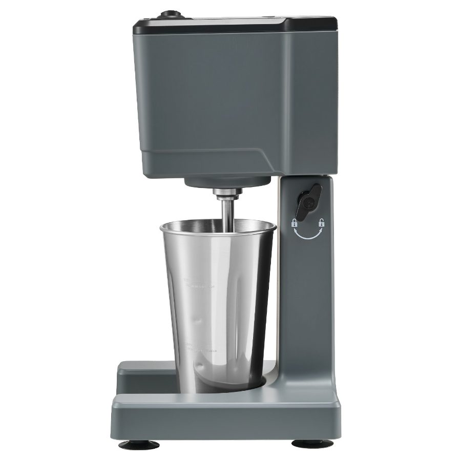 VEVOR Milkshake Maker, 150W Milk Shake Maker Mixer, Single Head Drink Mixer Blender Machine, Dual-Speed Adjustment Milkshake Blender with Stainless Steel Cup, for Home, Kitchen, Bar Beverage Shop