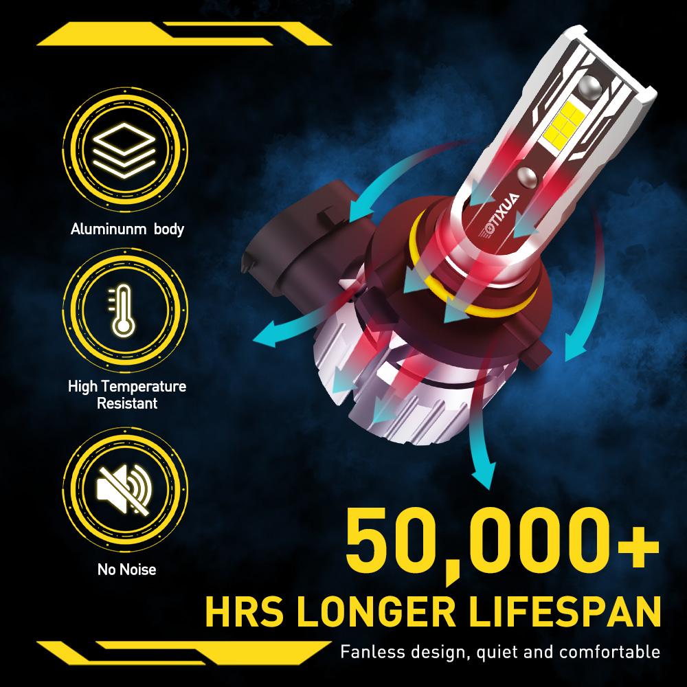 AUXITO 9005 HB3 White LED Headlight Kit HIGH/LOW Beam Bulbs Super Bright 6500K 40000LM AUXITO 9005 HB3 White LED Headlight Kit HIGH/LOW Beam Bulbs Super Bright 6500K 40000LM