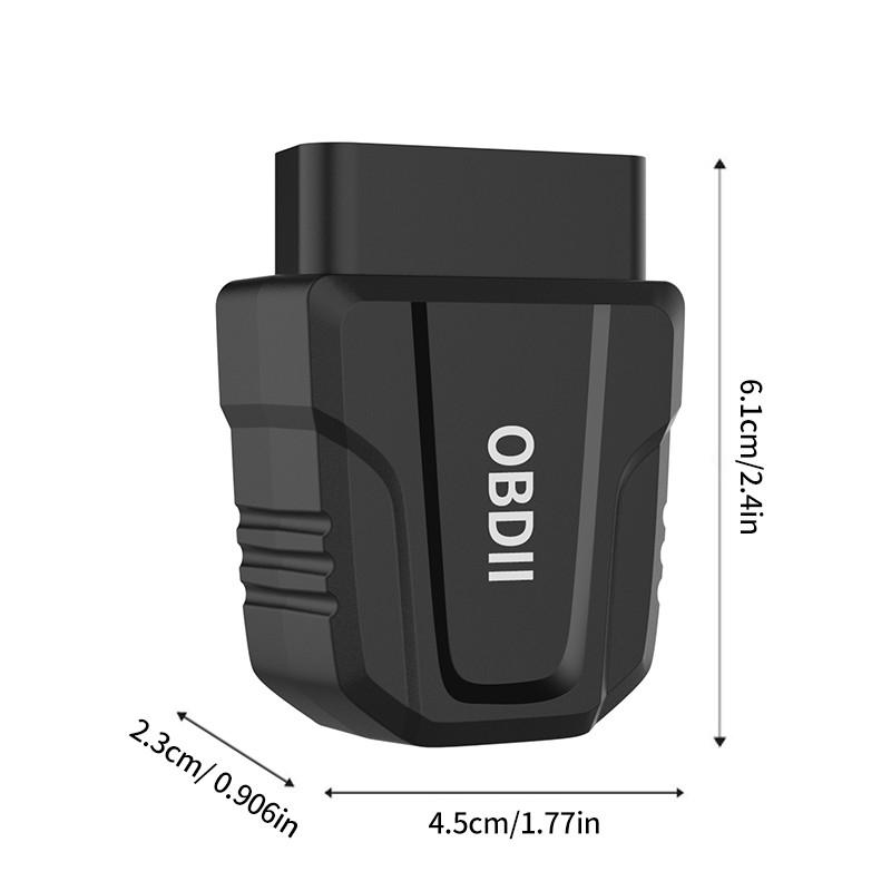 Bluetooth-compatible 5.4 Obd Ii Diagnostic Scanner for iOS & Android, Universal Vehicle Engine Fault Code Reader, Scan Tool, Clear Codes Via Bluetooth-compatible