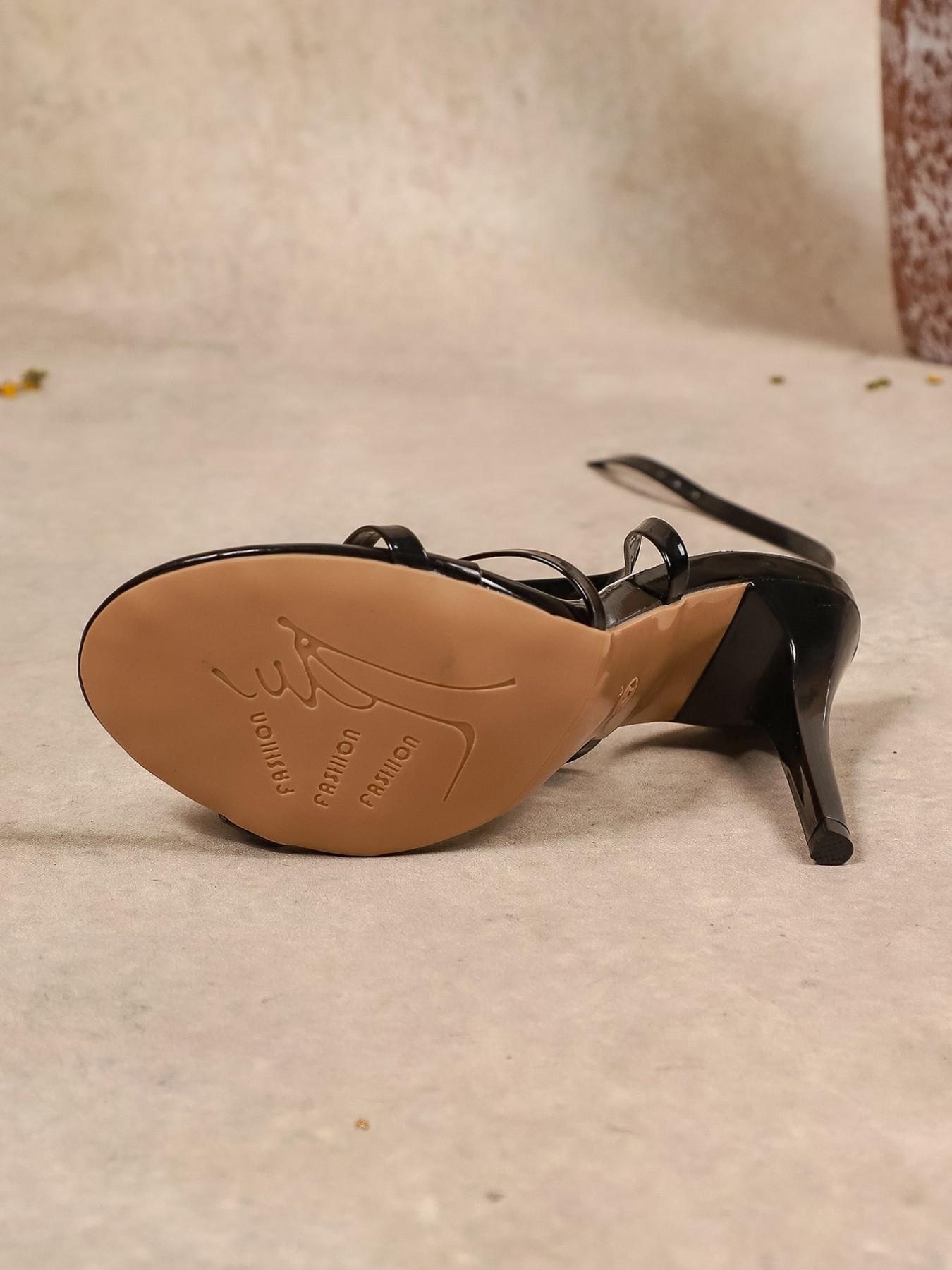 Women's Fashion Tie-Up High Heels, Summer Slim Design, Elegant Cross Strap Back Buckle, Perfect for Parties and Daily Wear