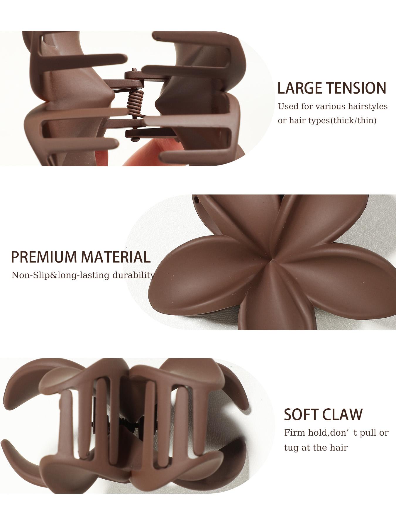 [Curry Hair Accessories Set 82 Pieces] The combination of the same clip and hair ring makes it easy to create elegant hairstyles. For daily travel/special occasions, women must have! Elastics