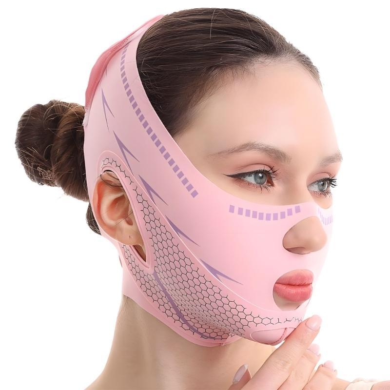 Facial Lifting Bandage, Face Massage Mask, Tightening Face Mask, Slimming Face Shaper, Facial Sculpting Tool, Device