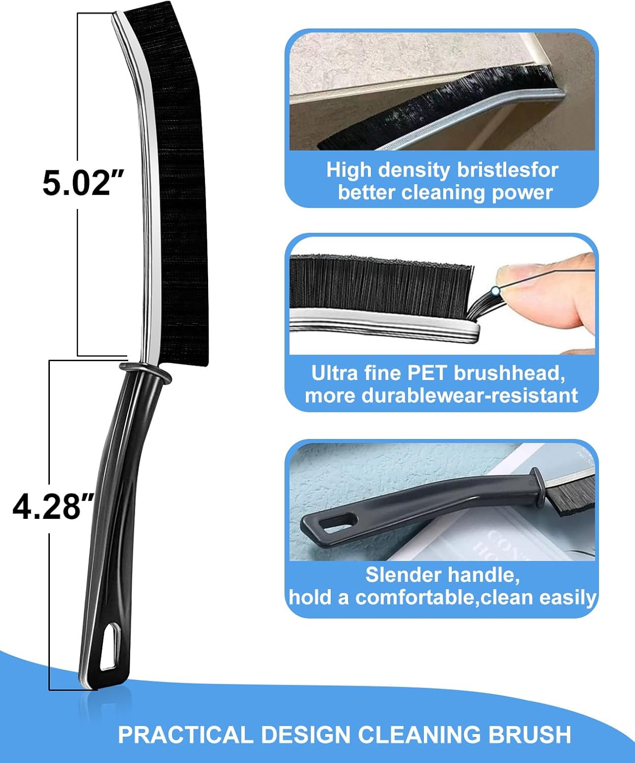 Mother's Day Gift-5 Pcs Crevice Cleaning Brush Hard Bristle Brush Multifunctional for Bathroom Kitchen Crevice Cleaning Tool Mother's Slay Mother's Day Gift-5 Pcs Crevice Cleaning Brush Hard Bristle Brush Multifunctional for Bathroom Kitchen Crevice Cleaning Tool Mother's Slay